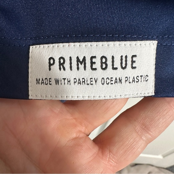 Adidas Bucknell 1/4 zip, size M, Primeblue (made with ocean plastic), collegiate - Picture 3 of 15